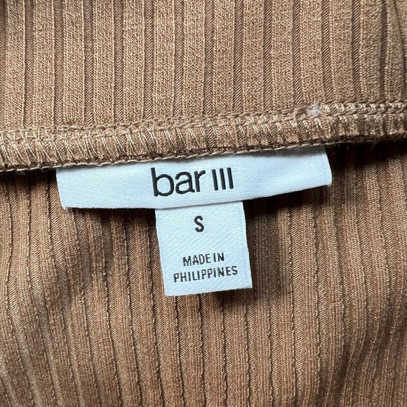 Bar III  Bodycon Skirt Womens Size Small Camel Tan Stretch New - Picture 3 of 7
